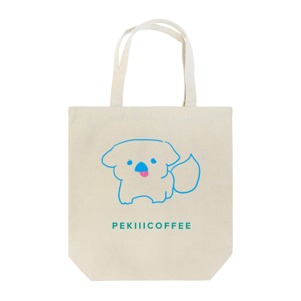 Hagumi-clubのPEKIIICOFFEE Tote Bag