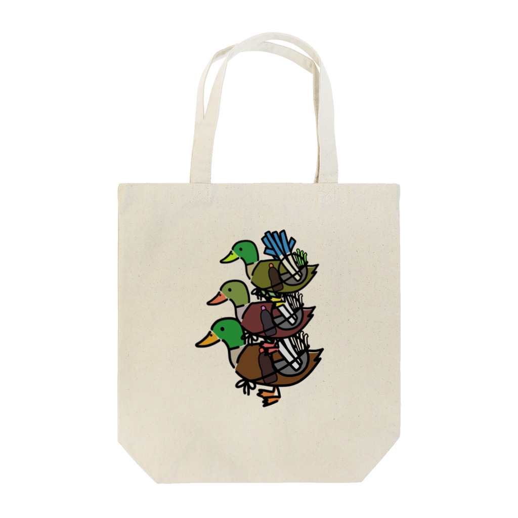 chicodeza by suzuriのカモネギタワー Tote Bag