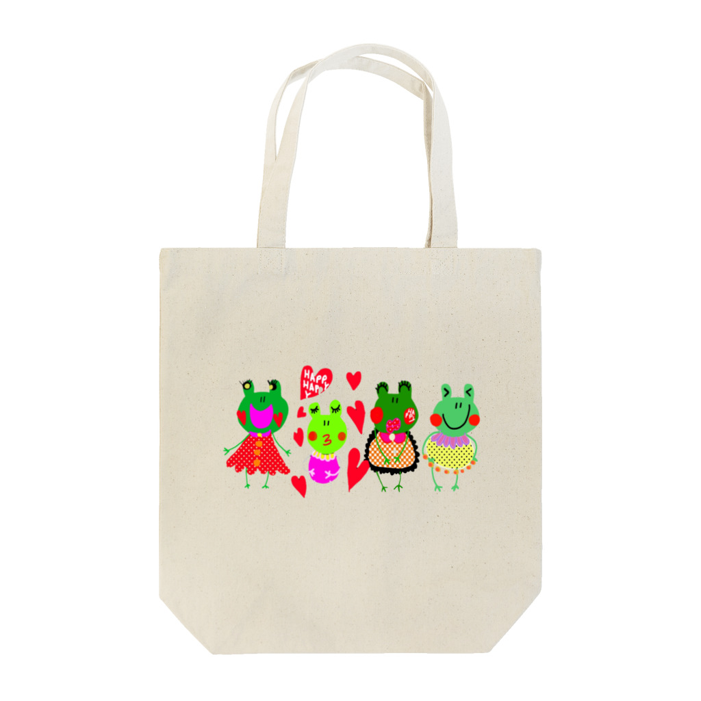 カエルモチーフオリジナル制作専門店の♡♡オリジナルカエルちゃん♡♡ Tote Bag