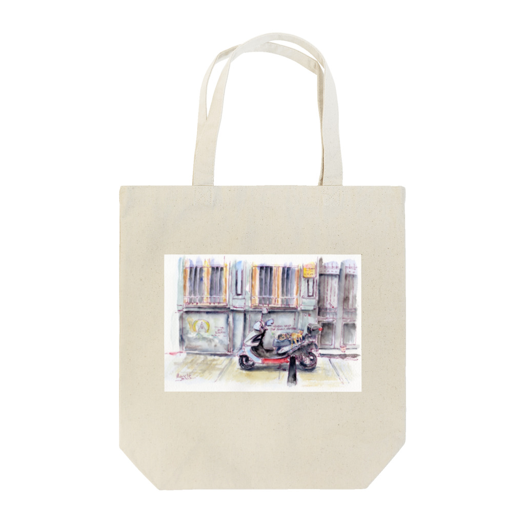 Mari Saasakiの路地 Tote Bag