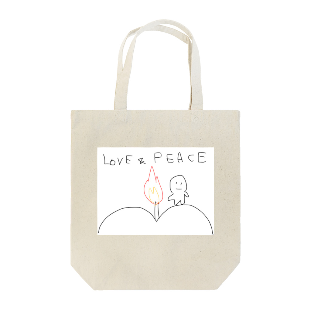 すぴわーのLOVE & PEACE Tote Bag