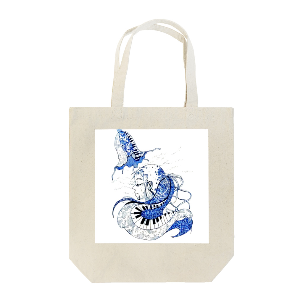 唐松 梗樹(ｶﾗﾏﾂ ｺｳｷ)の蜜 Tote Bag