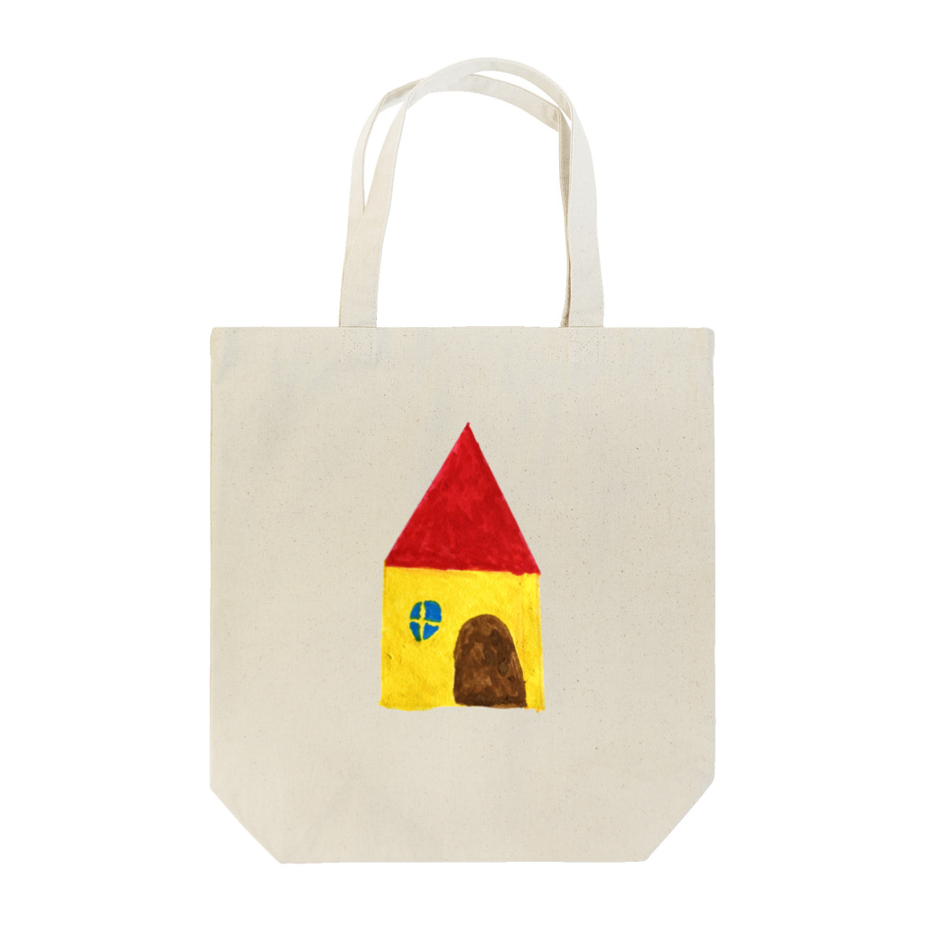 tomotomoの赤いさんかくハウス Tote Bag