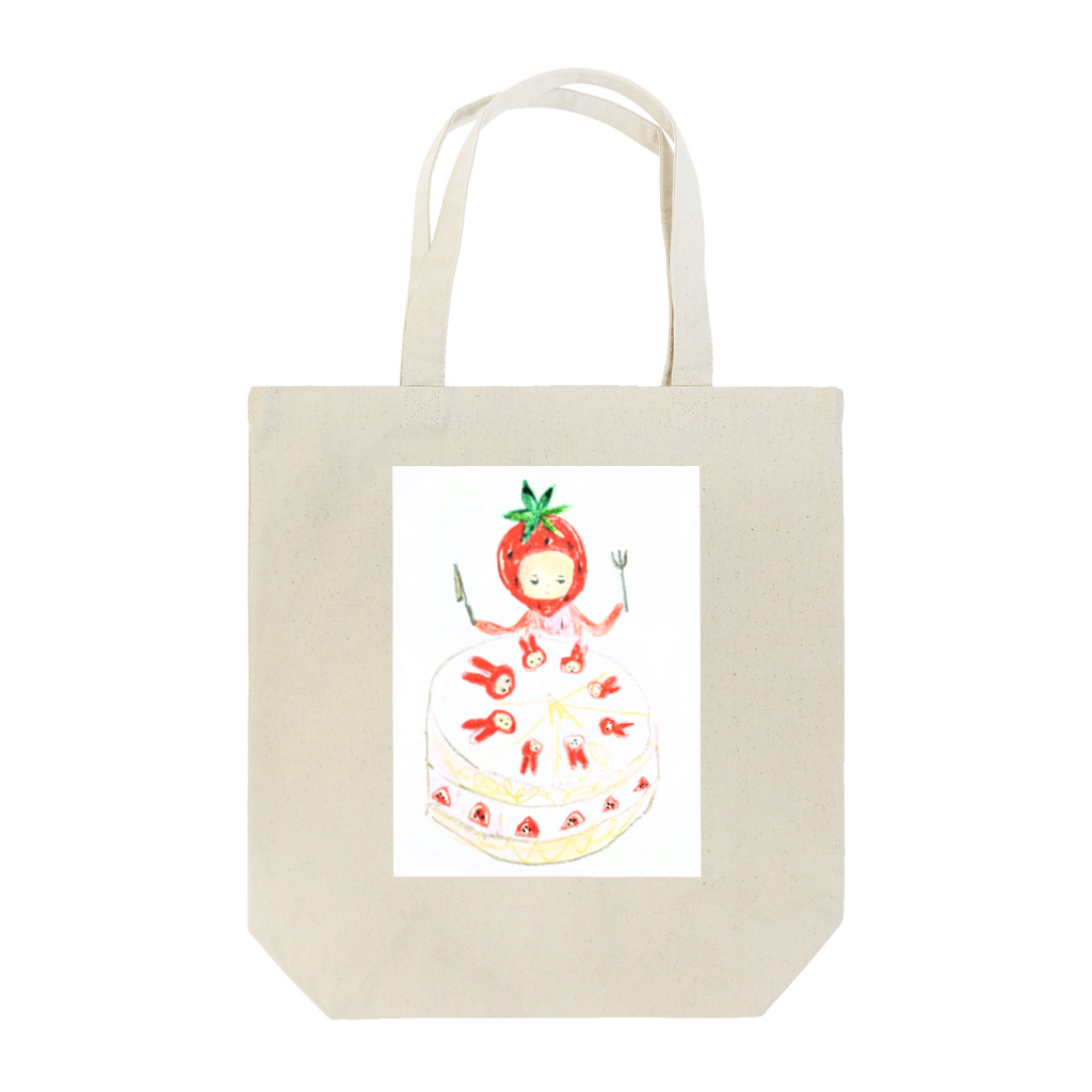 地球であそぶちゃんのお店だよのショートけえええええええき Tote Bag