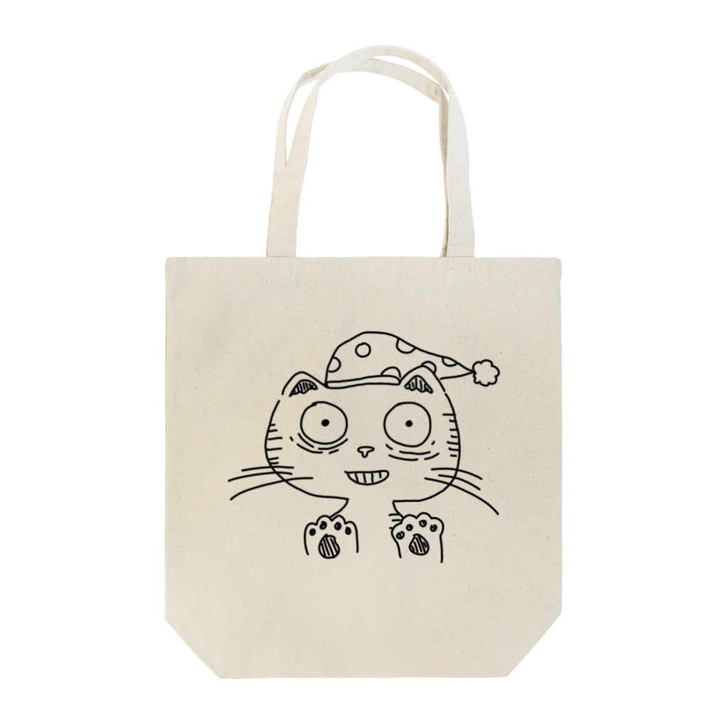 ねこ200%の眠れないねこ Tote Bag