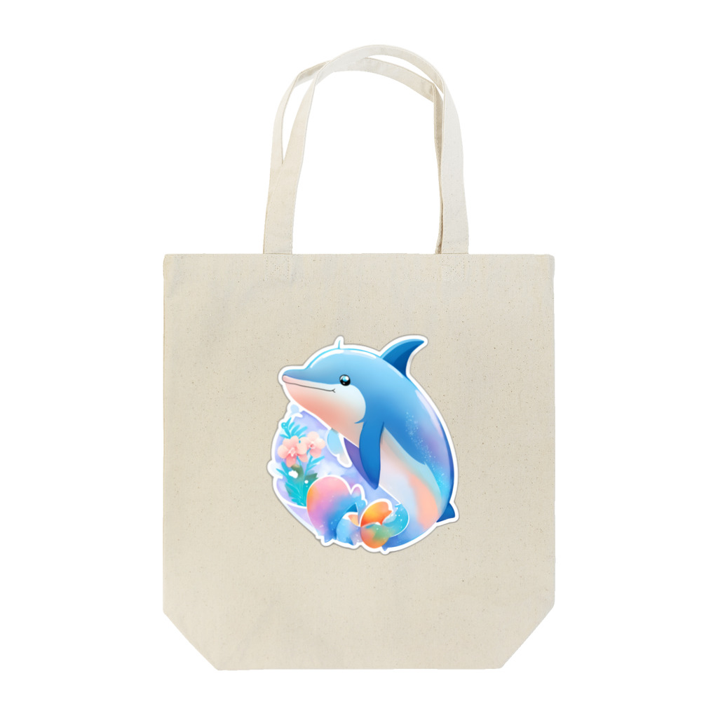 dolphineの可愛いイルカ Tote Bag
