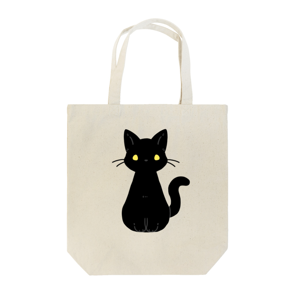nekono0mimozaのシンプルな金眼の黒猫さん Tote Bag