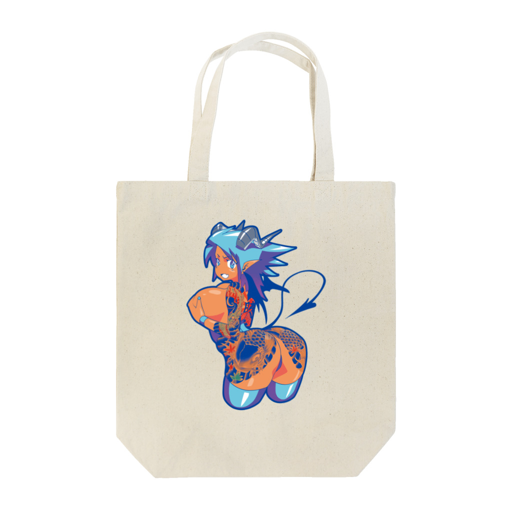 093877の和彫りサキュバス Tote Bag