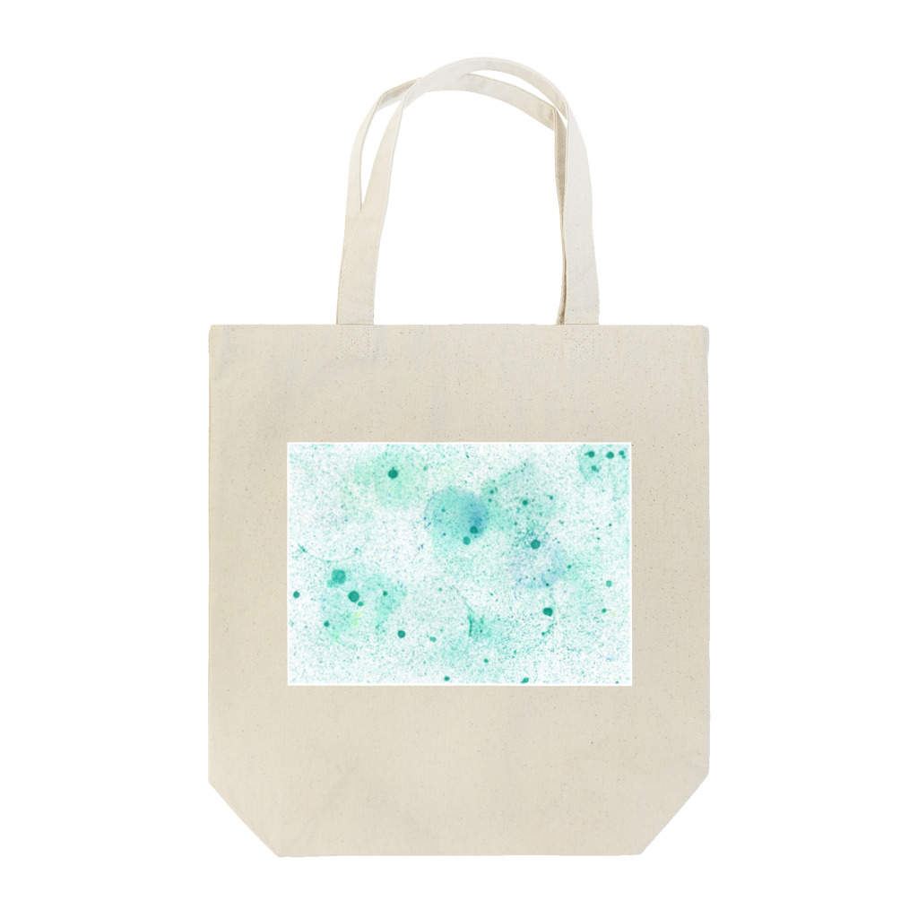 Keriiのイラストのシャボン玉アート　グリーン系 Tote Bag