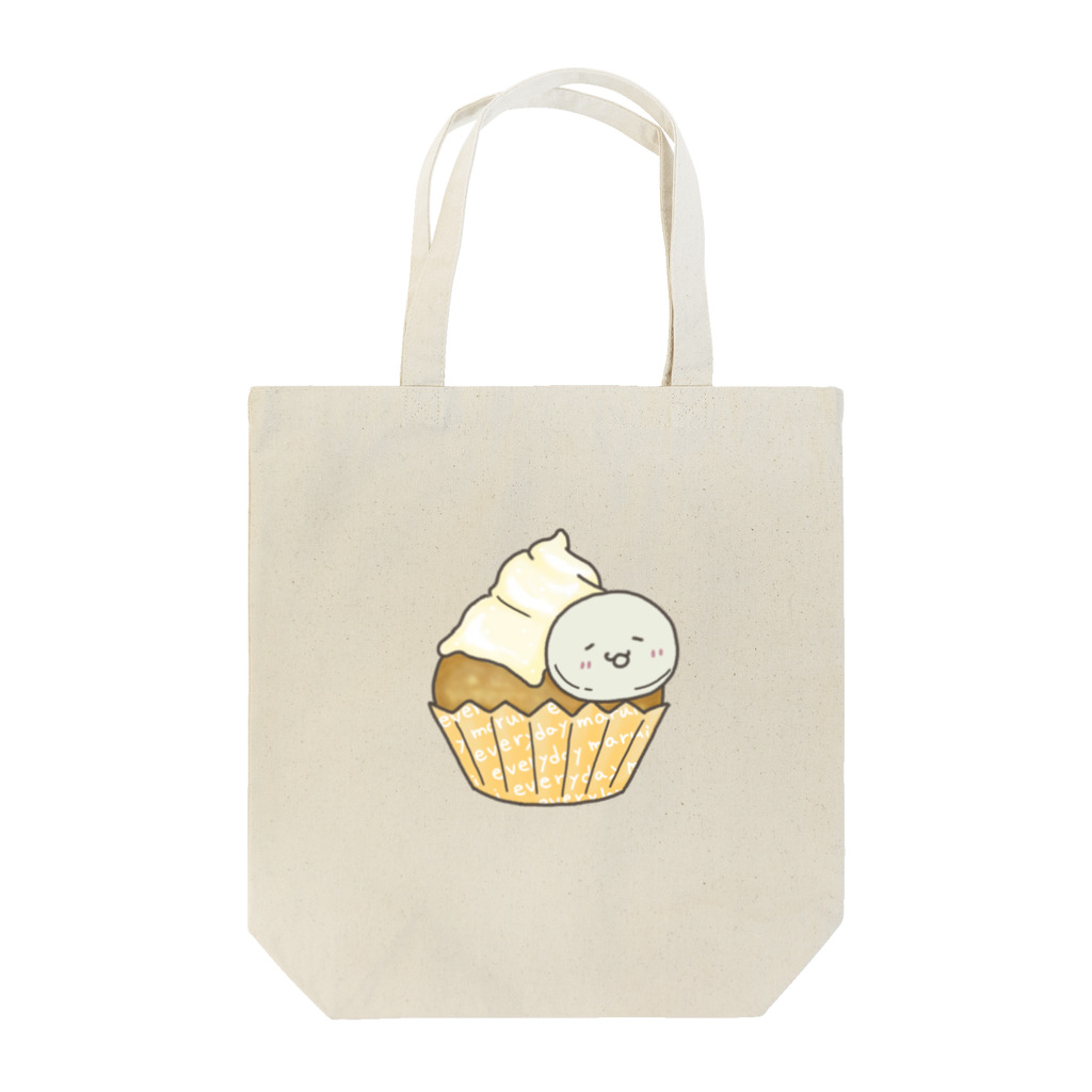 ぐーたらまんまるのカップケーキ Tote Bag