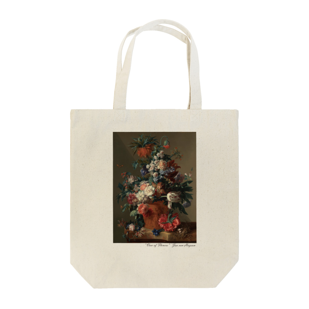 SONOTENI-ARTの027-002　Jan van Huysum　『花瓶』　トートバッグ Tote Bag