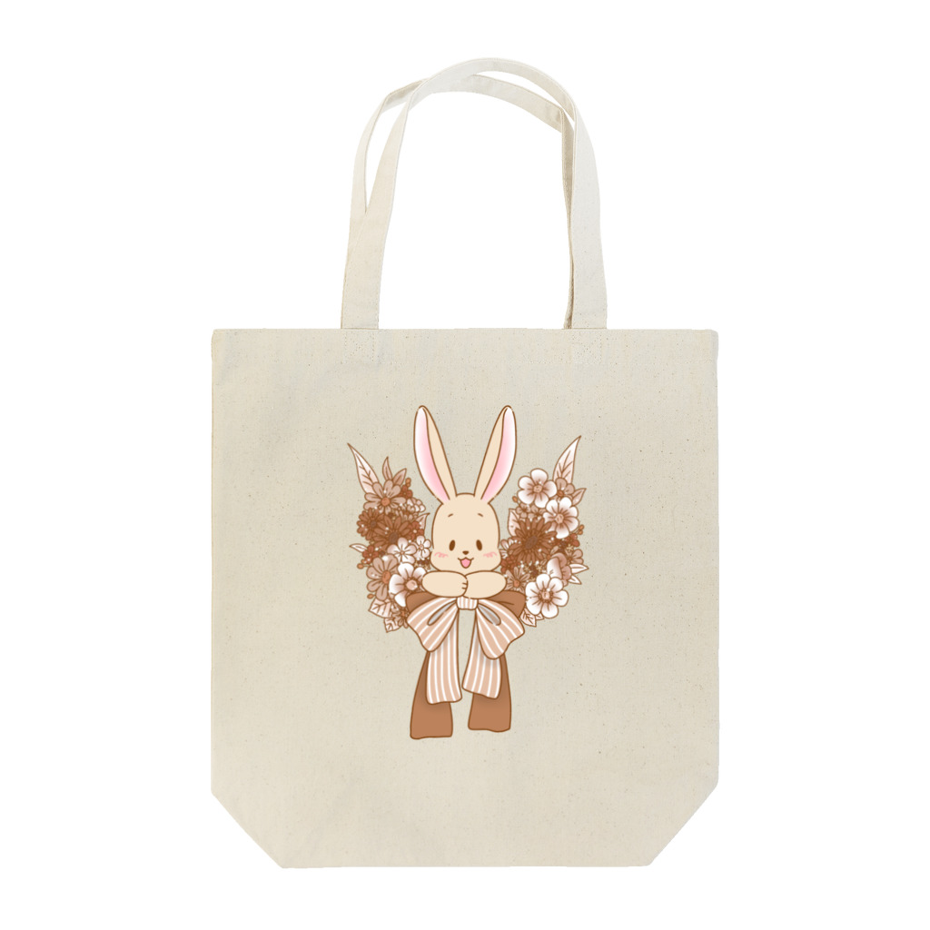 さすらい通り梅番地の◆花飾りとうさぬイ③ Tote Bag