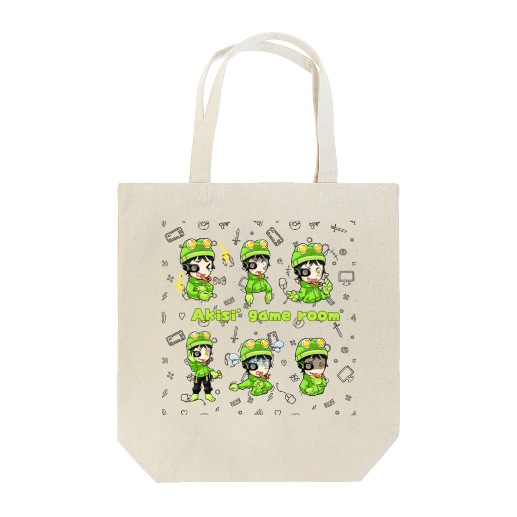 アキシのゲーム部屋 公式ショップのAKISI's game room　トートバッグ Tote Bag