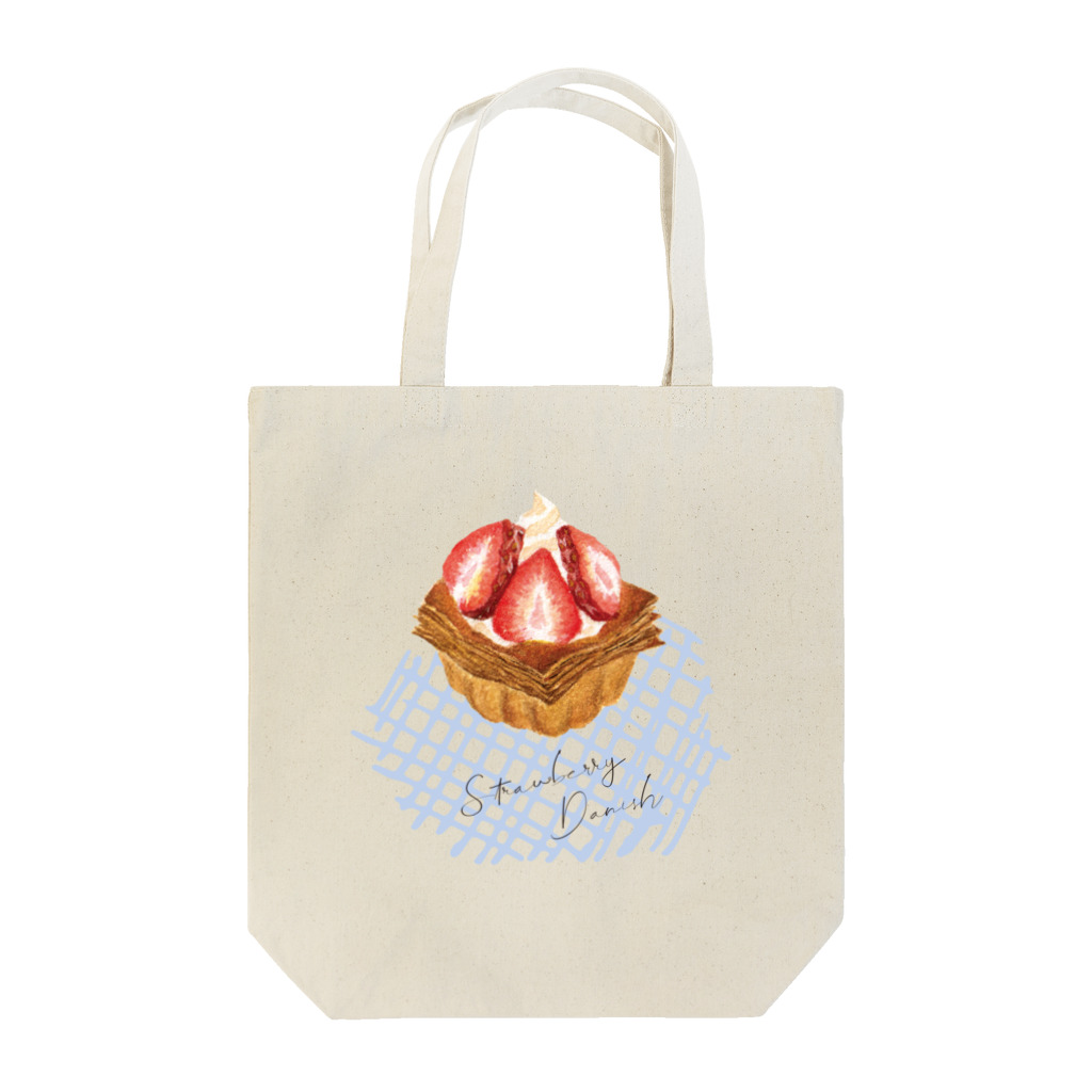 design yanagiのイチゴデニッシュ Tote Bag