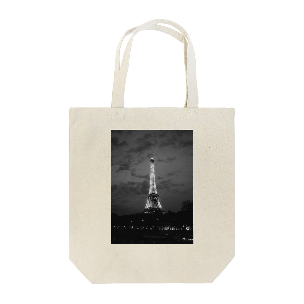 tsukaoのエッフェル塔B&W Tote Bag