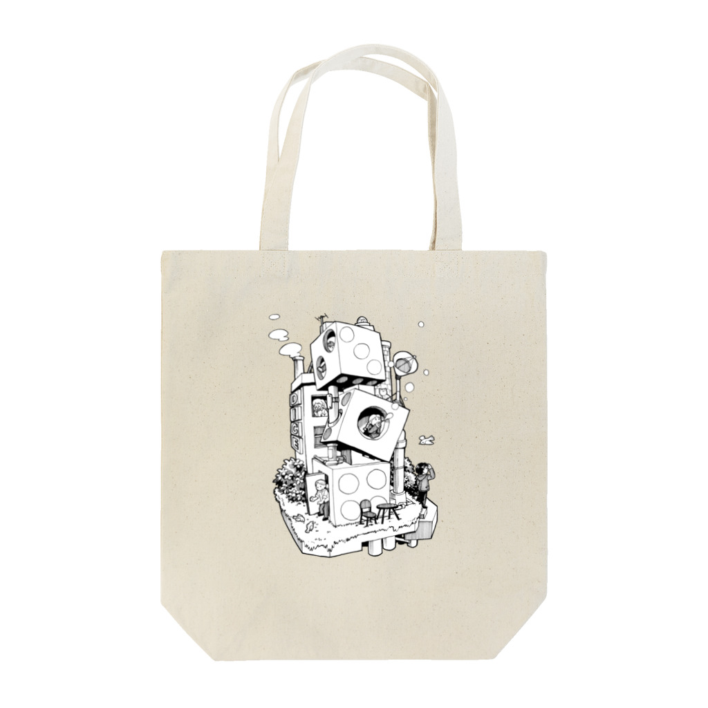 ふとん最高のDice House（白） Tote Bag