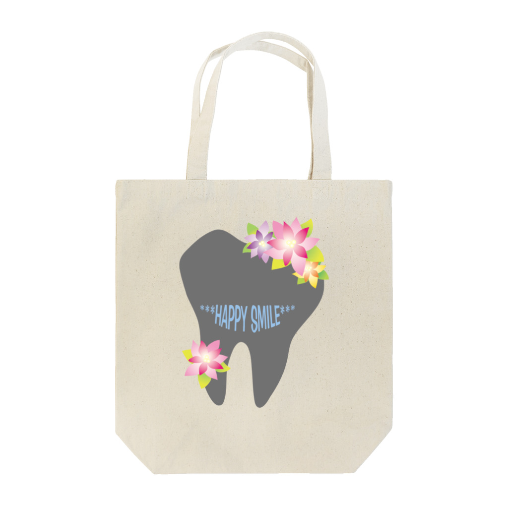 ハイジなわた歯 by Yamie ArtのHAPPY SMILE グレーversion Tote Bag