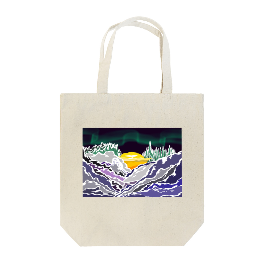 LuckySunnyDaySTOREのNorth mountain  Tote Bag