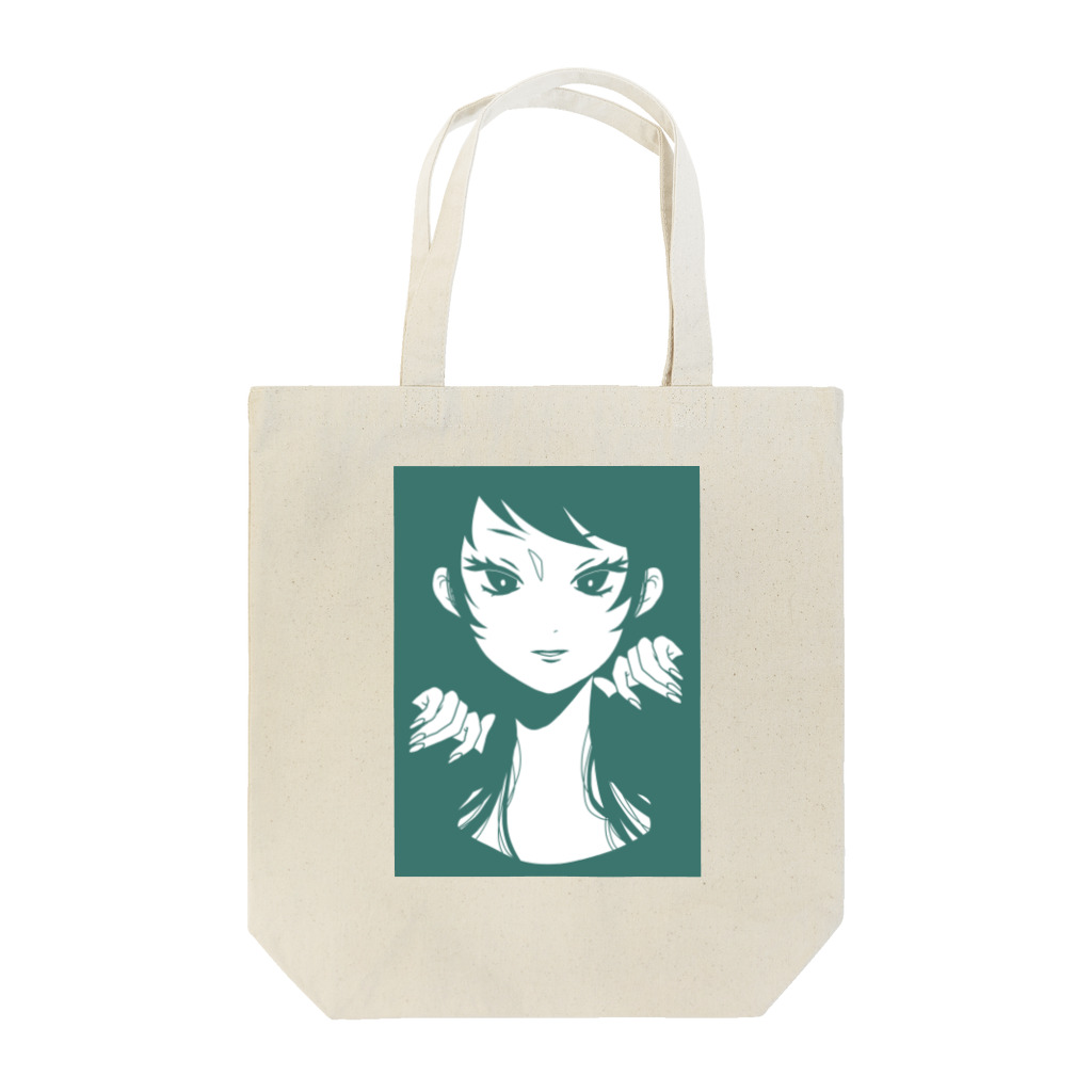 ねむ吉屋のつり目の女の子 Tote Bag