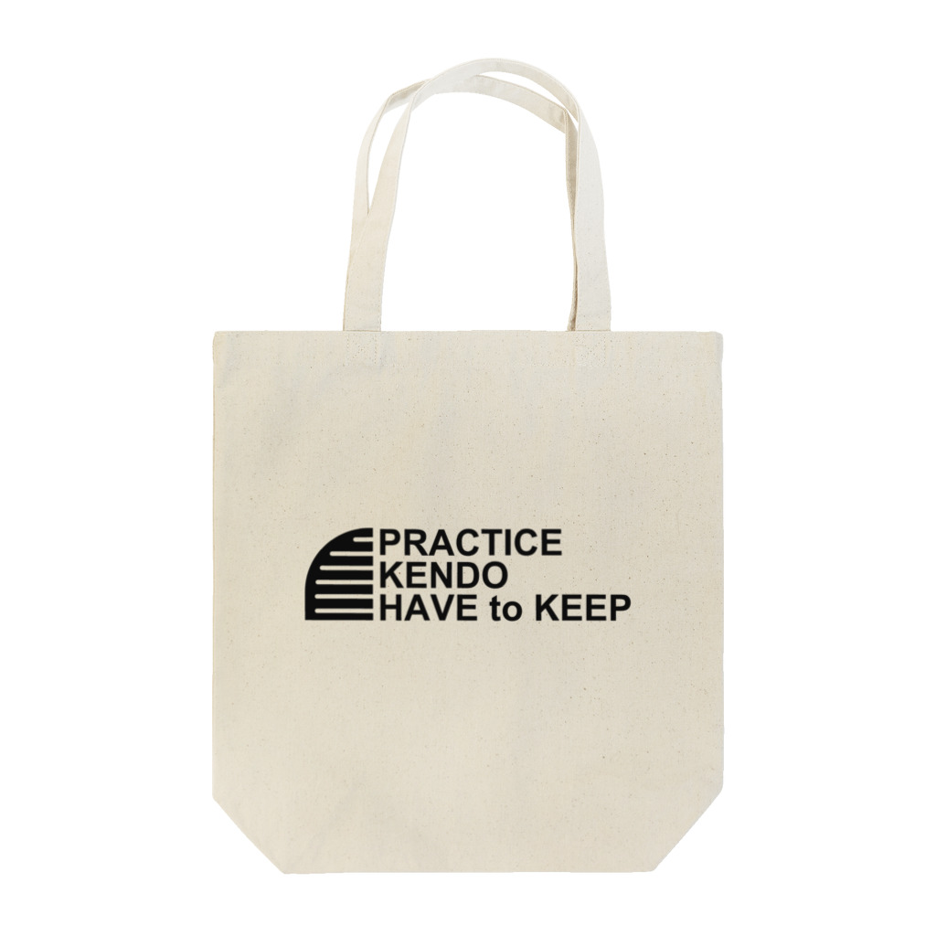 SARU_Pのpractice KENDO_black Tote Bag