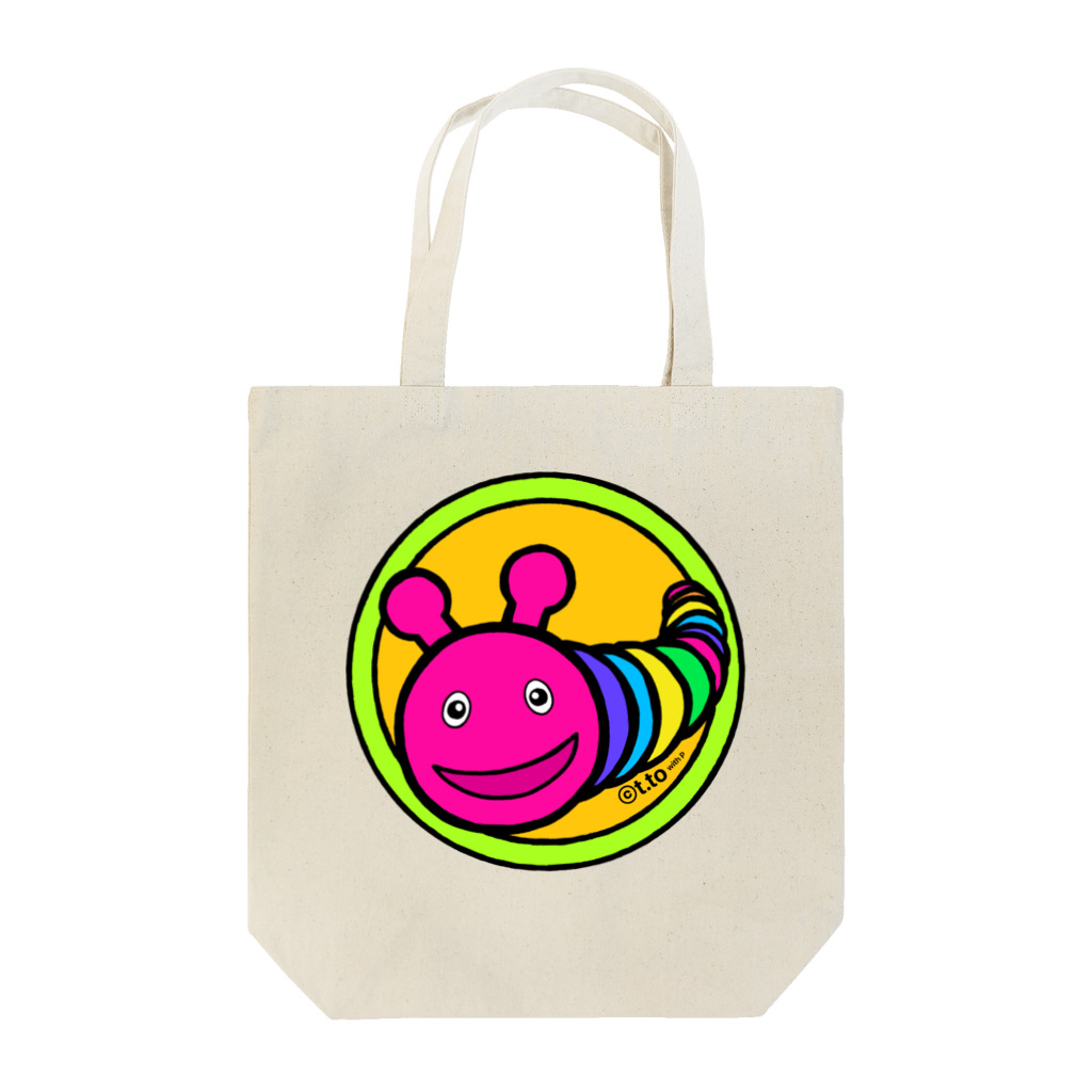 ハローティーワークスのもち虫だよ♡ Tote Bag