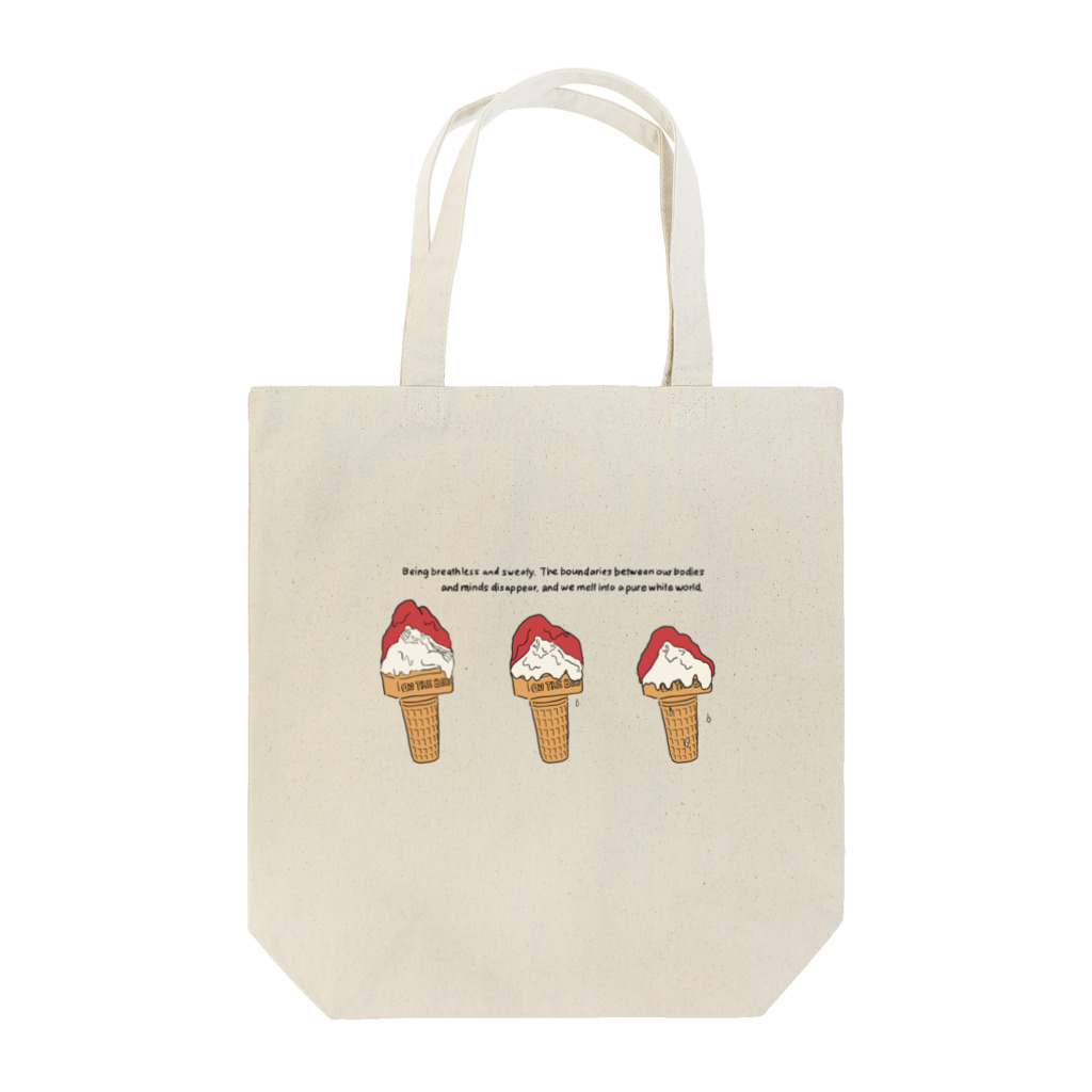 ON THE BEDのジェラート 限定T Tote Bag