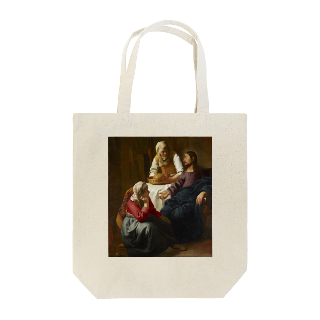 世界美術商店のマルタとマリアの家のキリスト / Christ in the House of Martha and Mary Tote Bag