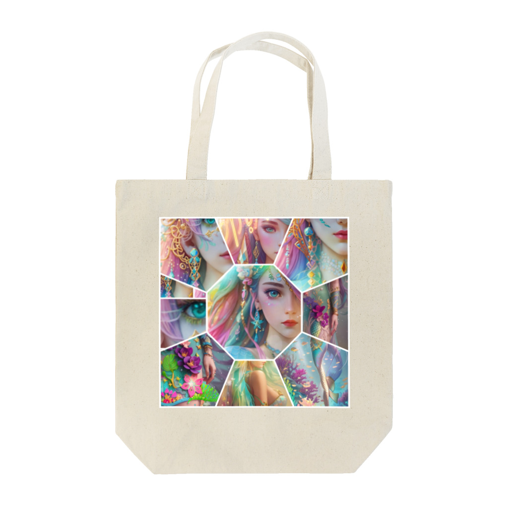 💖宇宙整体♪🌈♪こころからだチャンネル♪💖のcutie mermaid REINA WORLD Tote Bag