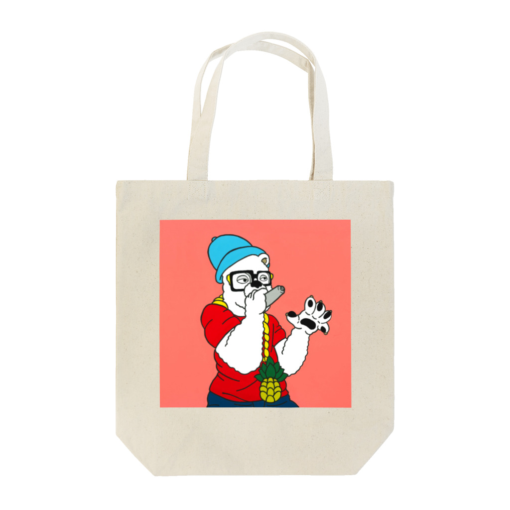 rakugakitt7のold school(シロクマ) Tote Bag