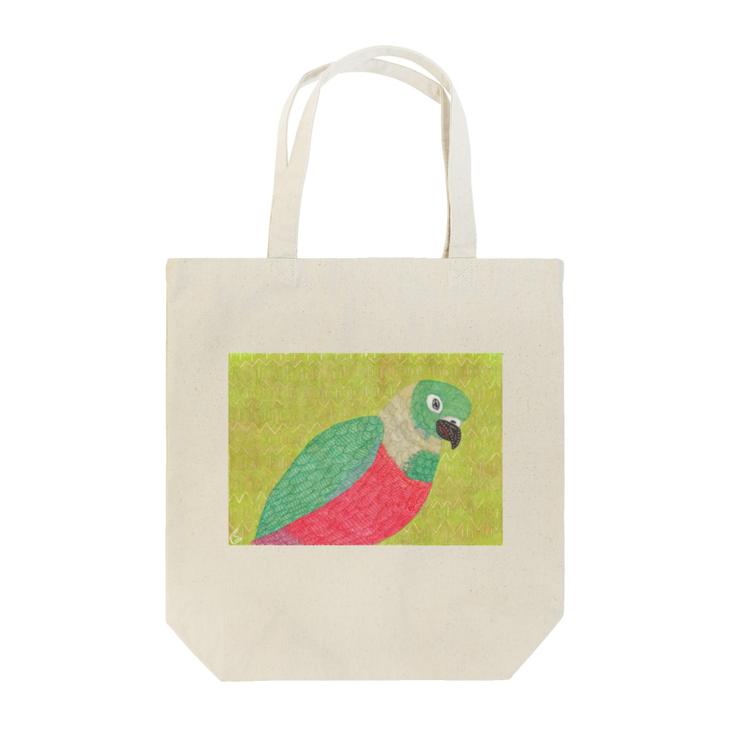 HOLMのアカハラウロコインコ Tote Bag