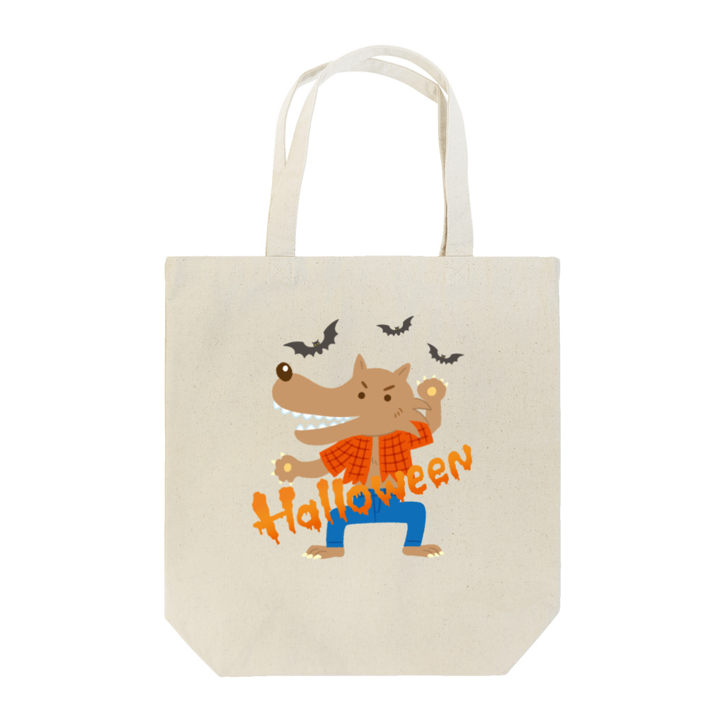 mincruのHALLOWEEN_オオカミ男 Tote Bag