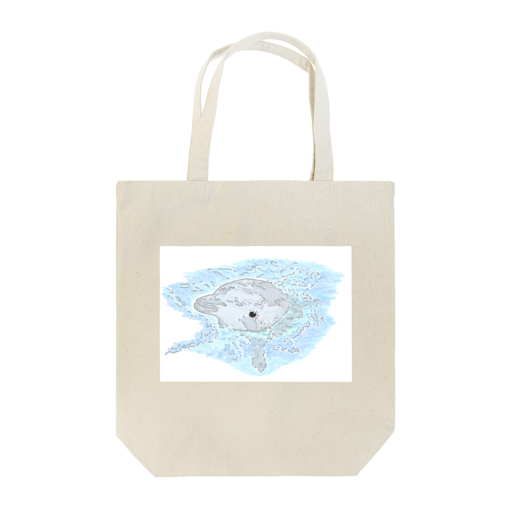 niwatsukinoの癒し、かわゆすのイルカちゃん。 Tote Bag