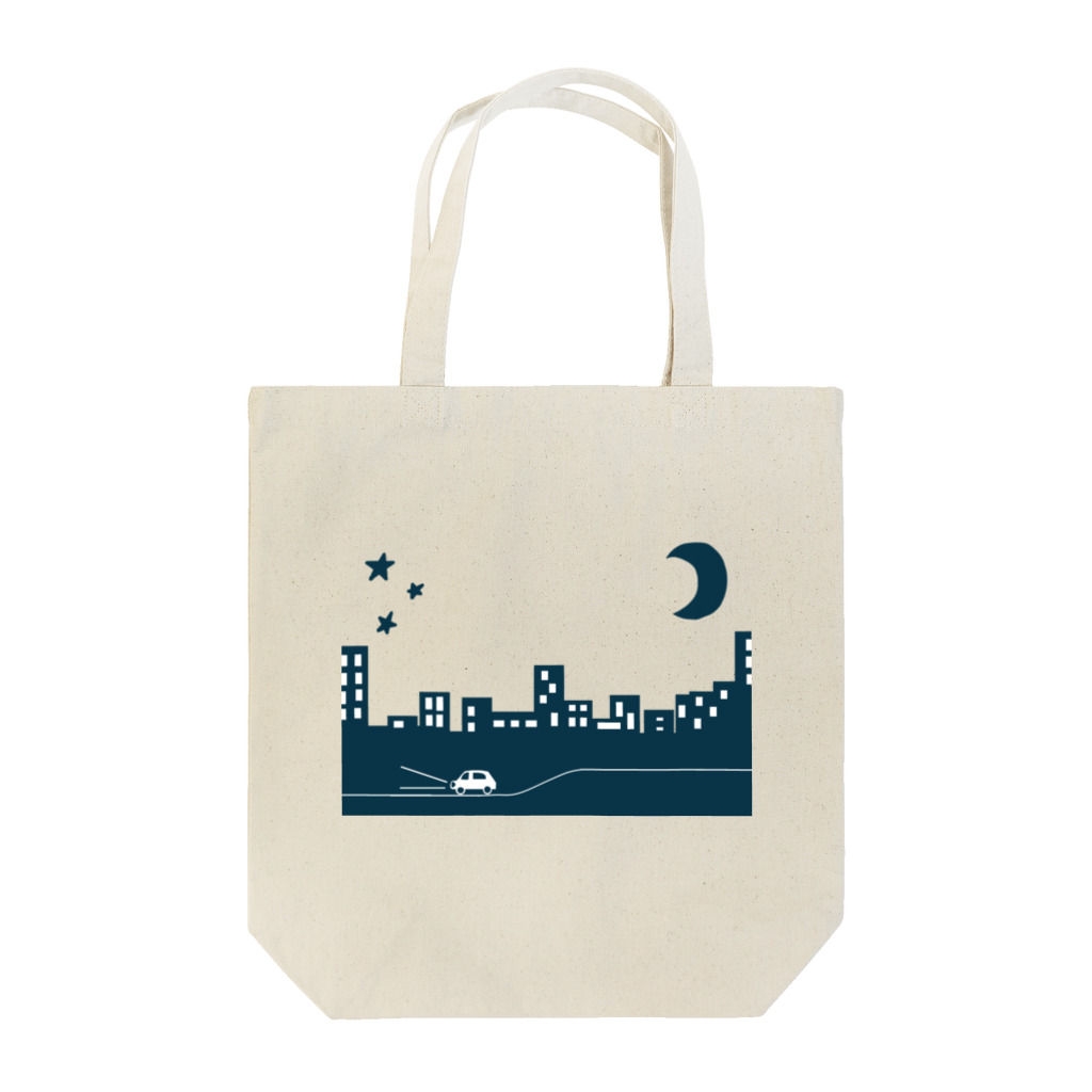 小田島灯の夜街ドライブ Tote Bag