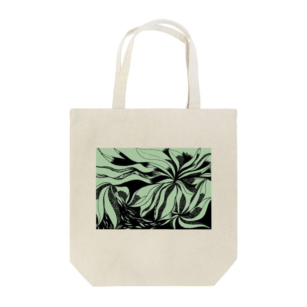 Yoshiko ポルボロンの#20190131 (グリーン) Tote Bag