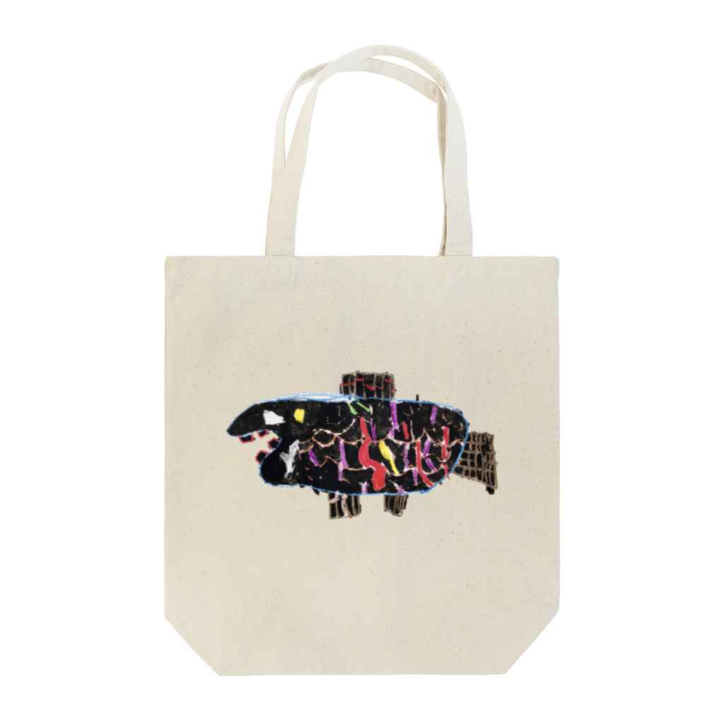 okono_eのA FISH by 5-year-old Tote Bag