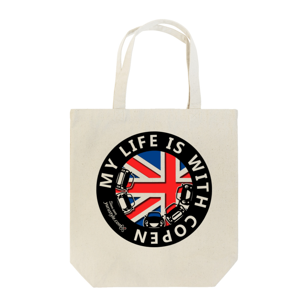 ユルスタ＠SUZURIのMY LIFE IS WITH COPEN-01｜ユルスタ Tote Bag