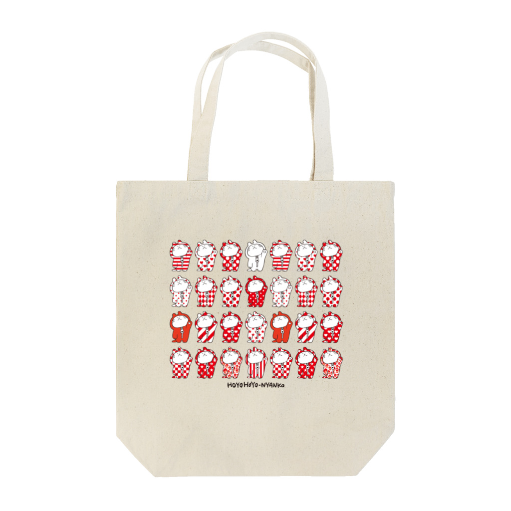 のらんちのネコスーツ / 赤 Tote Bag