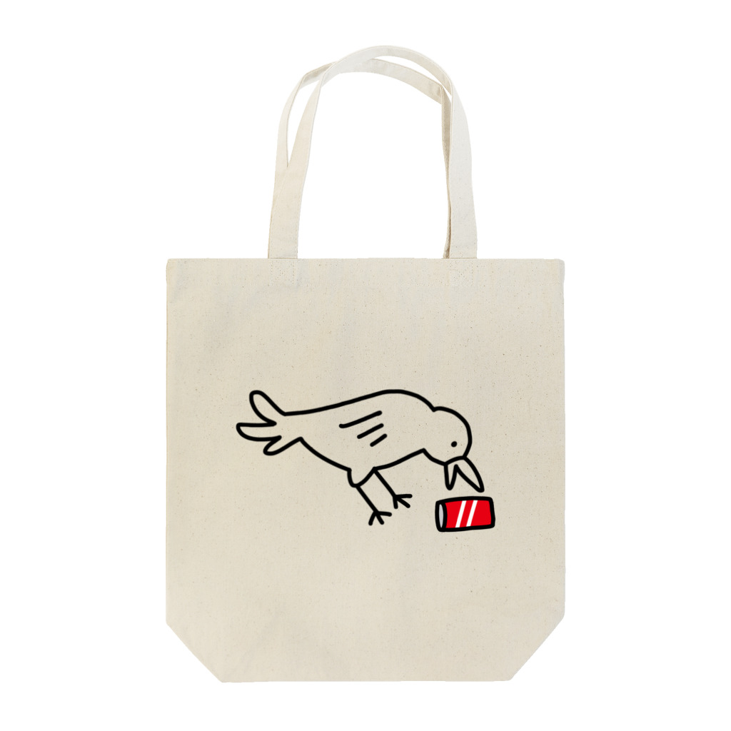 カラスはごみを拾いたいのカラスはごみを拾いたい Tote Bag