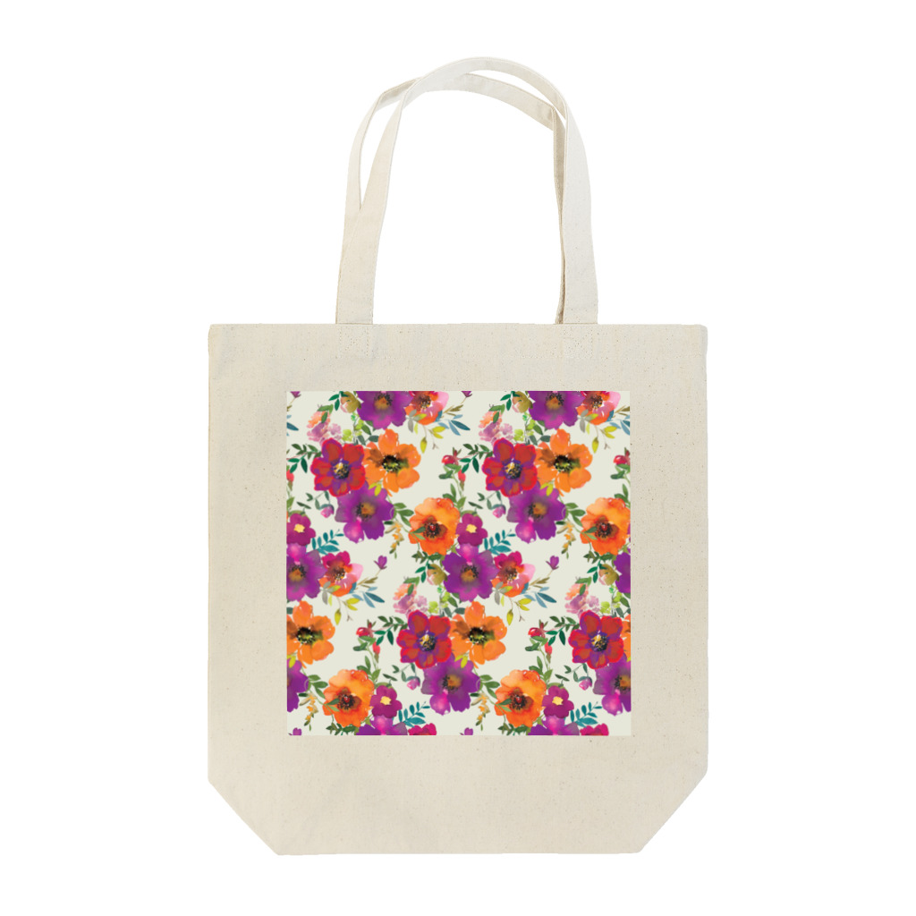 Nature’s Bloom のflower（P22-p2） Tote Bag