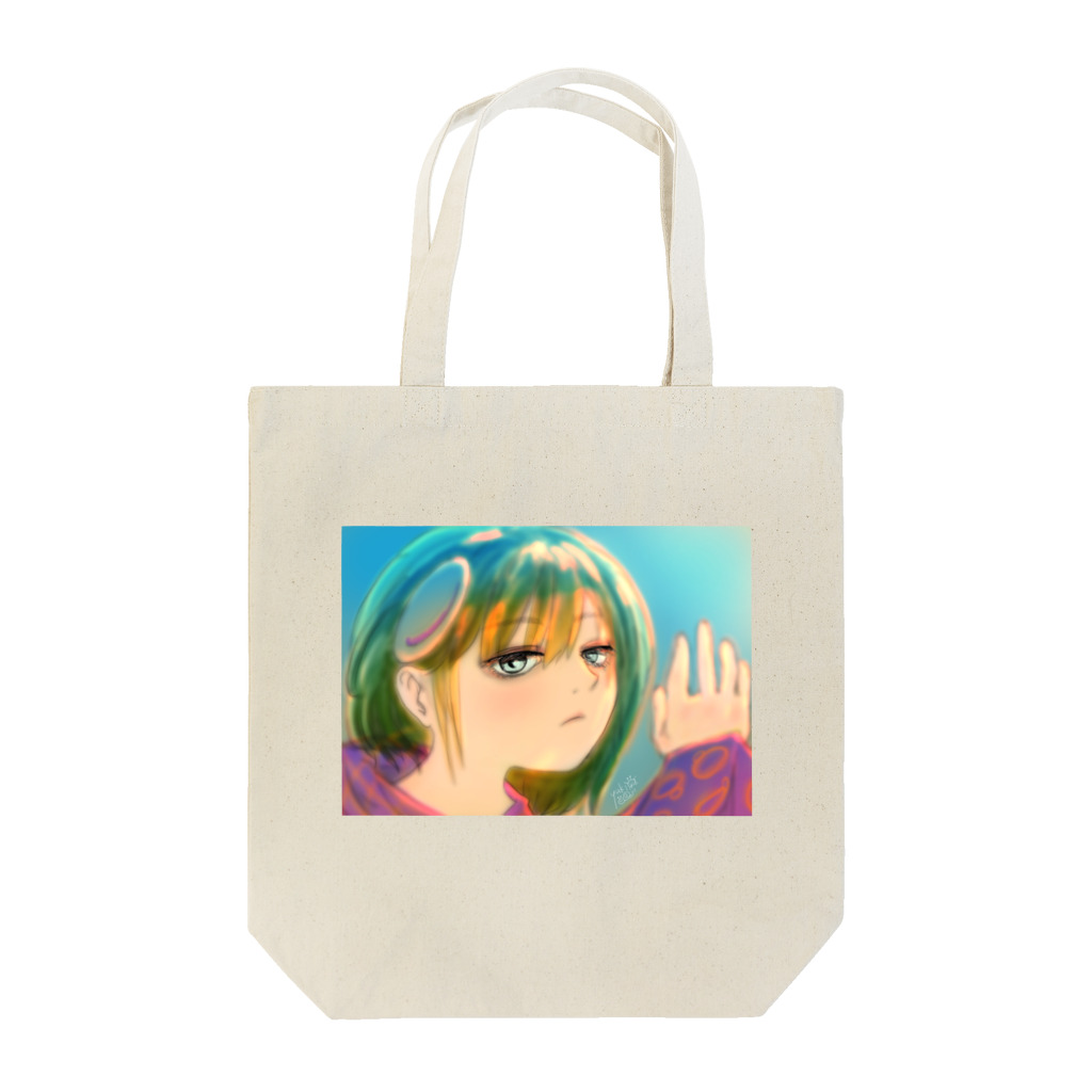 雪之丞ଳ⸒ ⸒の【くらげのくらー】道中のみどりさん Tote Bag