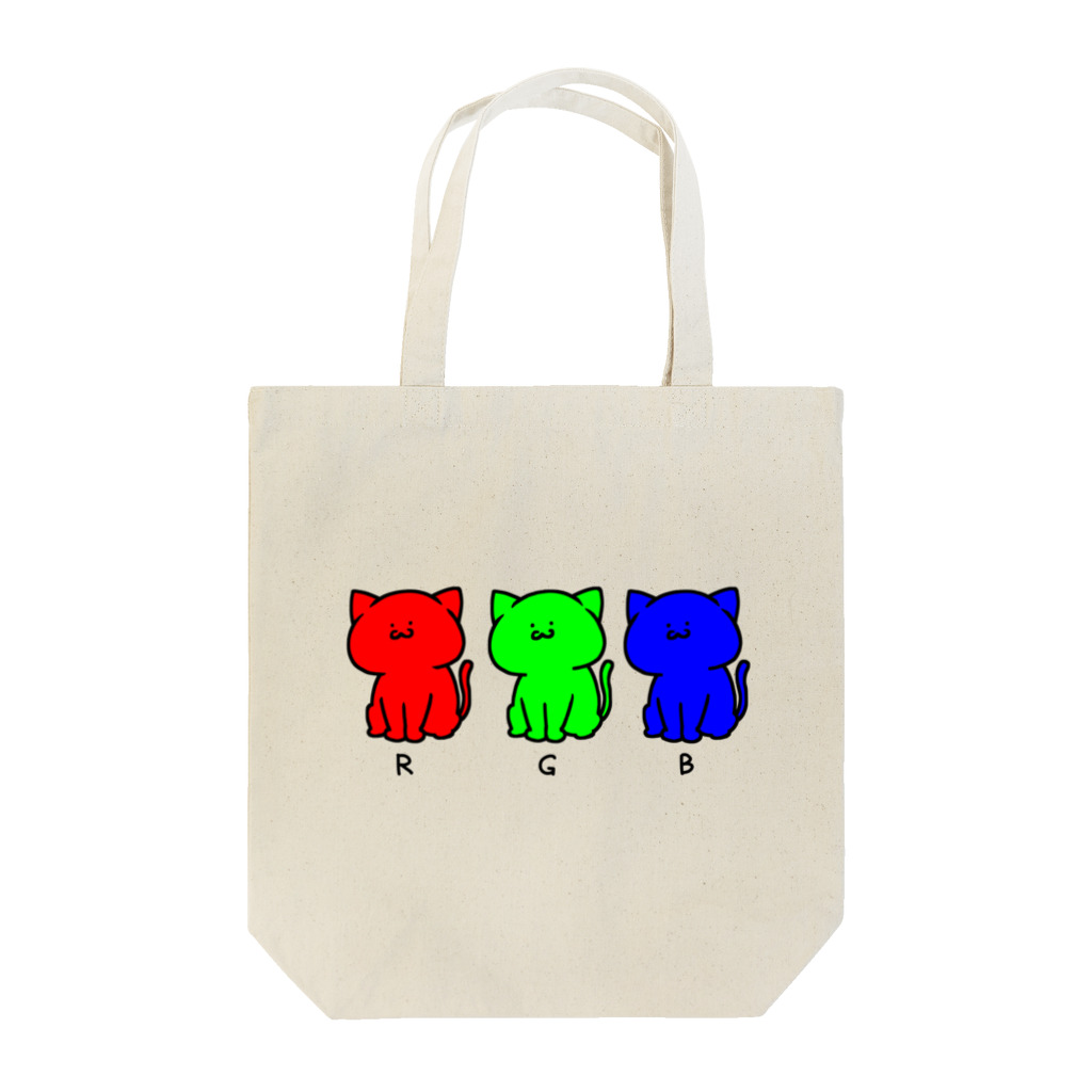 田園調布前のRGBねこ Tote Bag