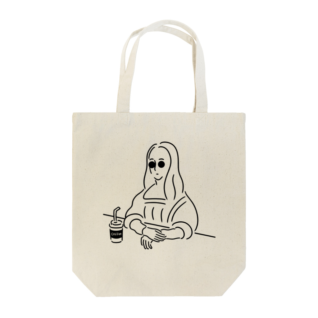 Aliviostaのモナリザ イラスト Tote Bag