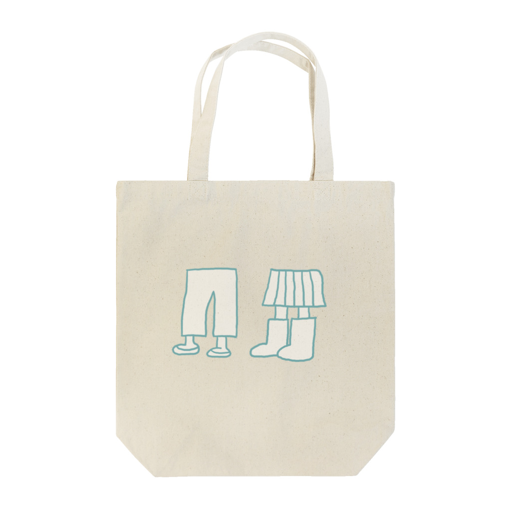 順扇堂のズボンくんとスカートちゃん Tote Bag