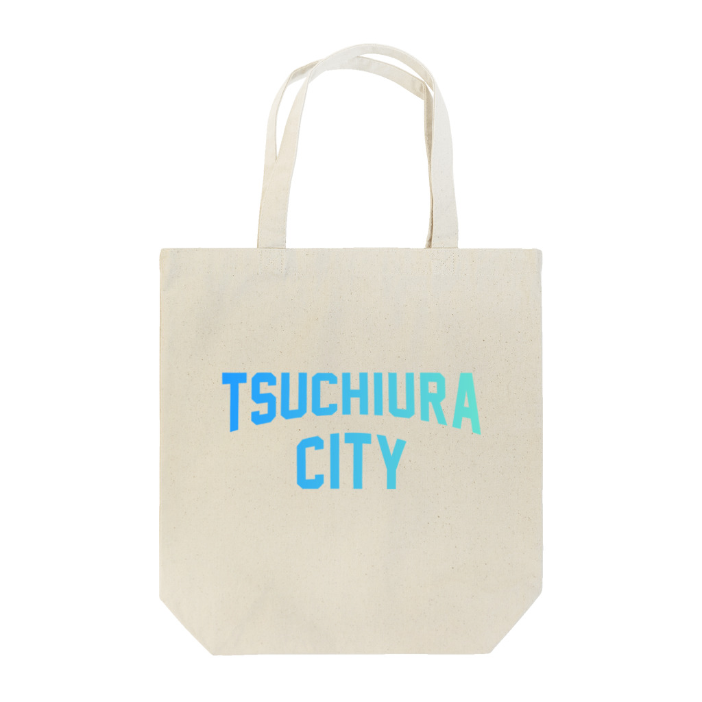 JIMOTOE Wear Local Japanの土浦市 TSUCHIURA CITY ロゴブルー Tote Bag