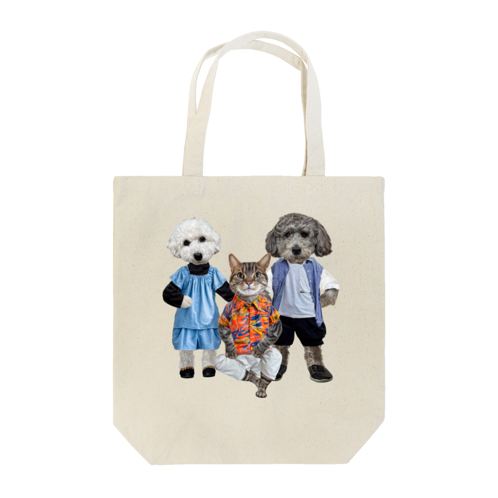 TRI-COMMA（トライカンマ）の愛犬コスチューム：レオココナッツ＠トイプー＆アメショー Tote Bag