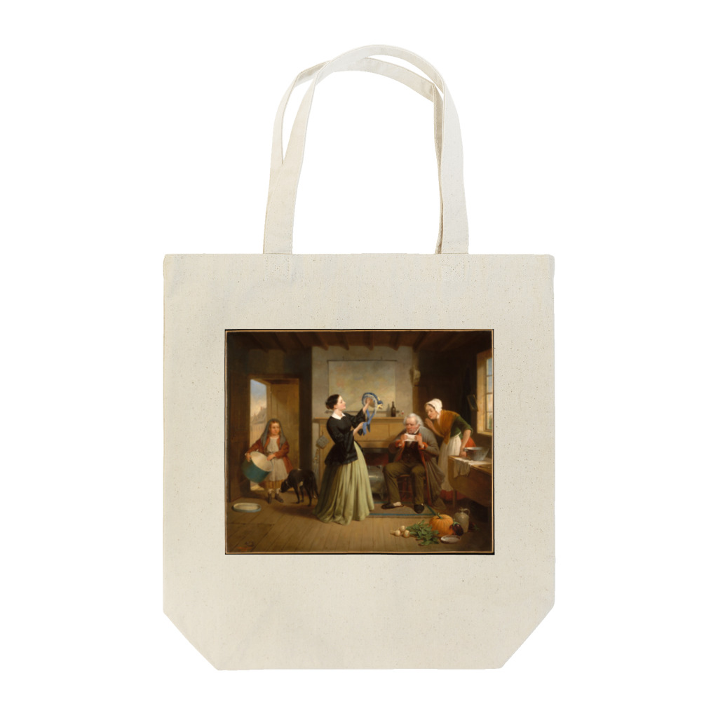 kaigaのThe New Bonnet / Francis William Edmonds  / 1858 / フランシス・ウィリアム・エドモンズ  Tote Bag