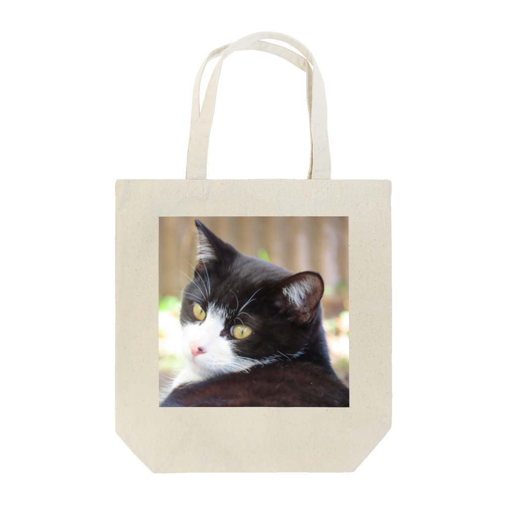 でおきしりぼ子の実験室の見返りにゃんこ Tote Bag