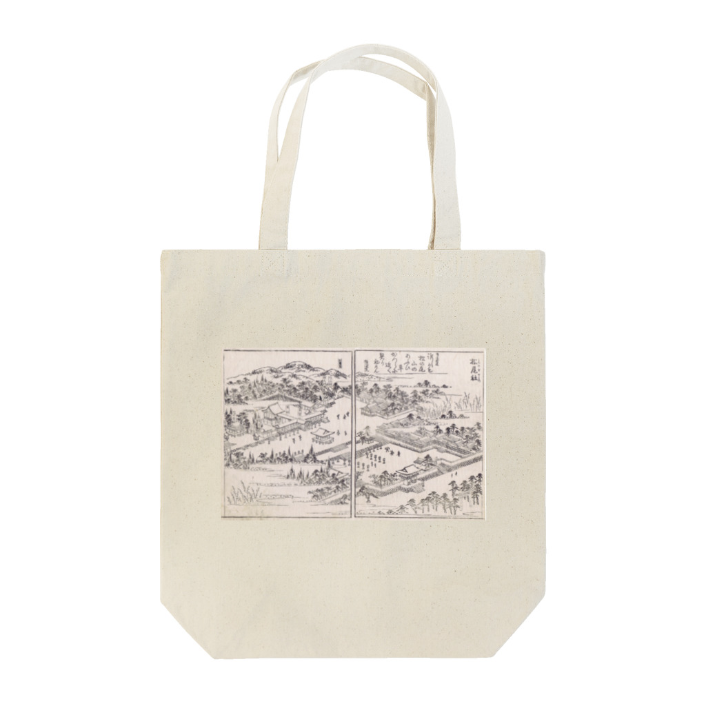 道光庵の都名所図会の松尾社 Tote Bag