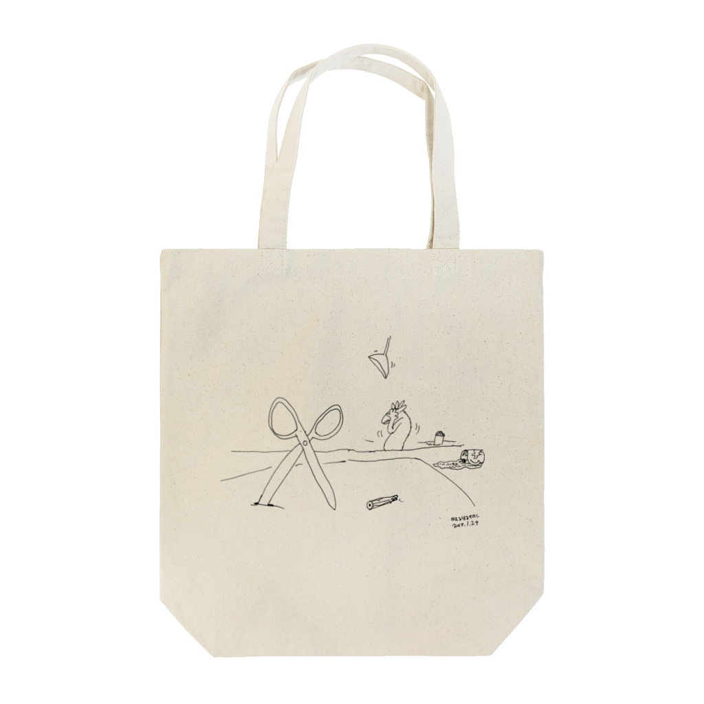 かえるはるきのこ（RURUKO)のつまらない Tote Bag