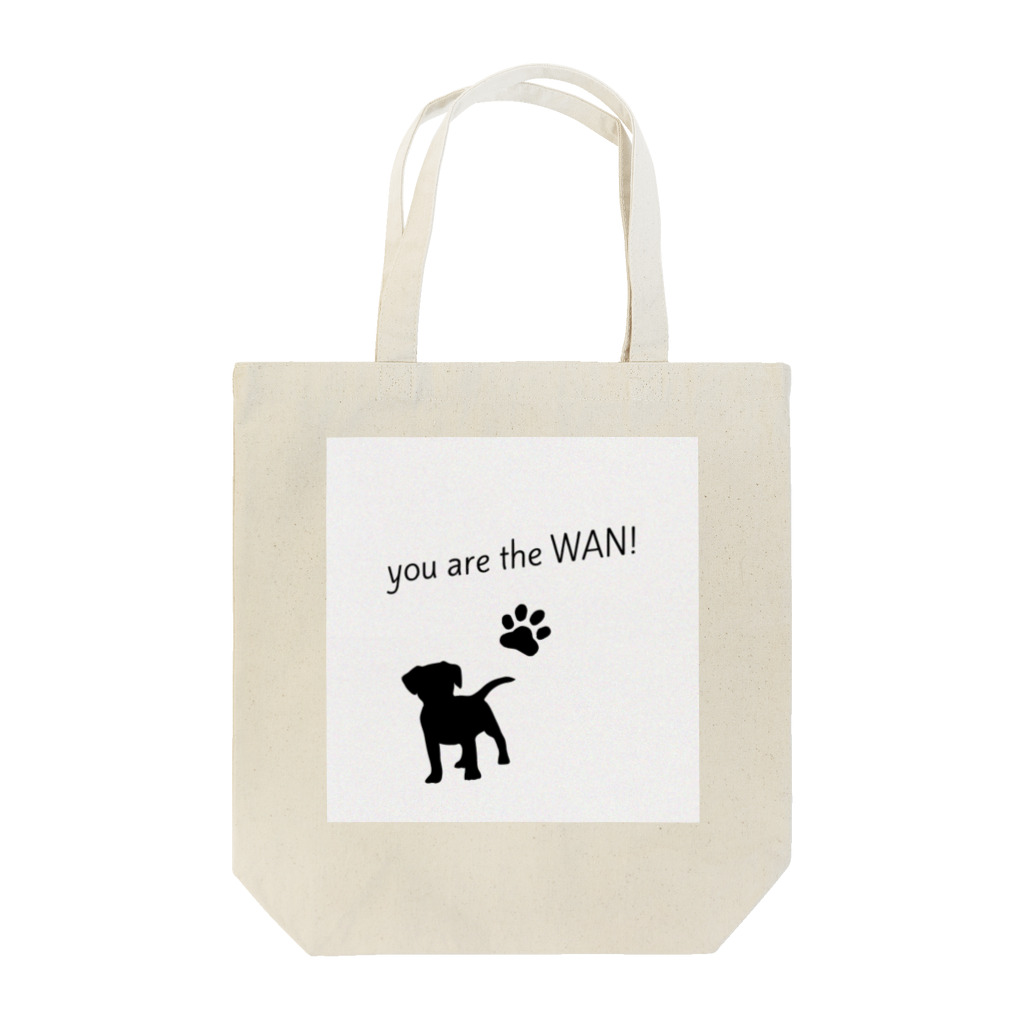 Macaroniのオンリーワン(WAN！)の犬好きアイテム Tote Bag